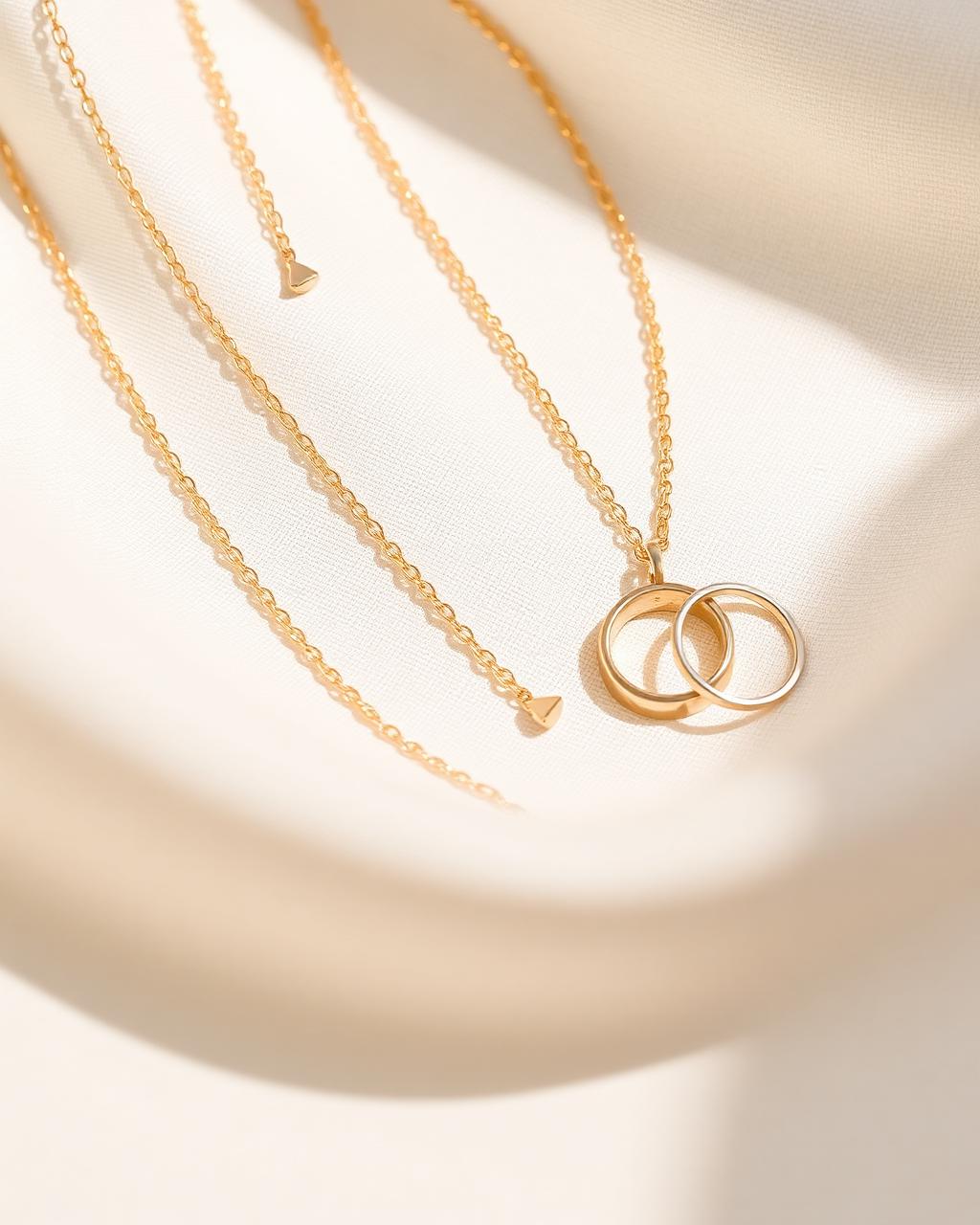 Bijoux dorés délicats